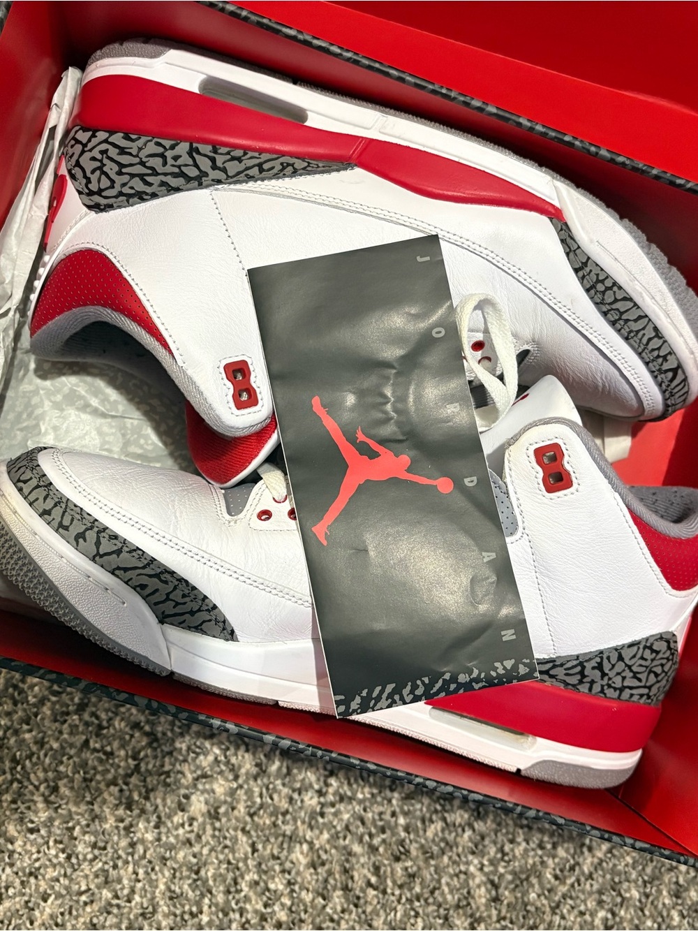 Air Jordan Retro 3 Fire Red 11.5 men's